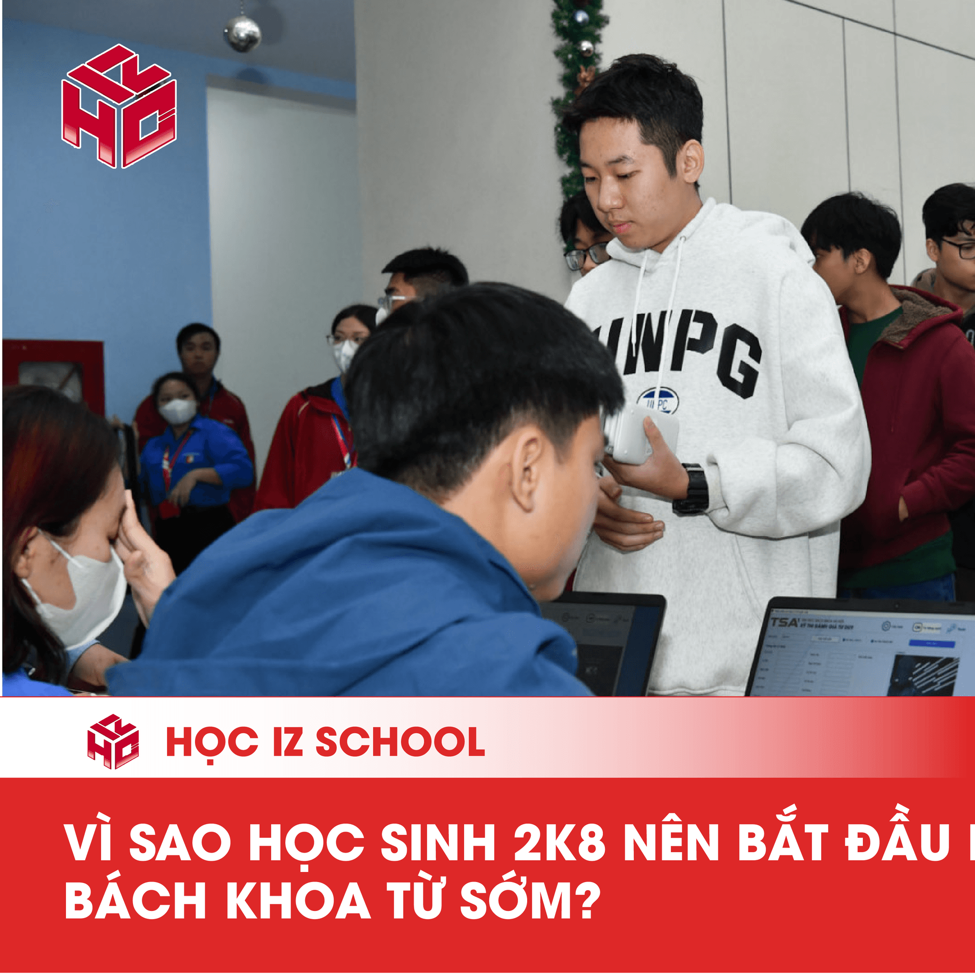 Trong bài viết này, Học  Iz School sẽ giới thiệu đến bạn lớp TSA Bách khoa 2026 – khóa học “Xuất phát sớm” được thiết kế chuyên sâu dành riêng cho học sinh 2K8, với lộ trình học tập bài bản, giáo viên giỏi và hệ thống luyện đề sát đề thi thật.